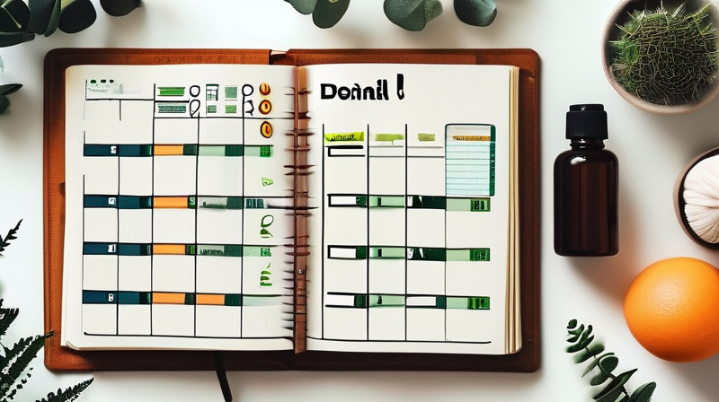 日常简易养生计划表